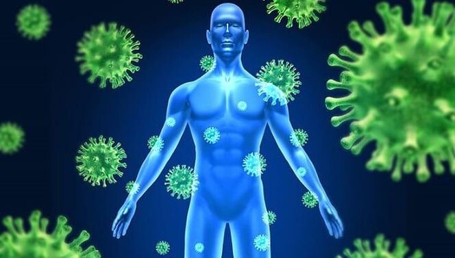 scăderea imunității din cauza paraziților